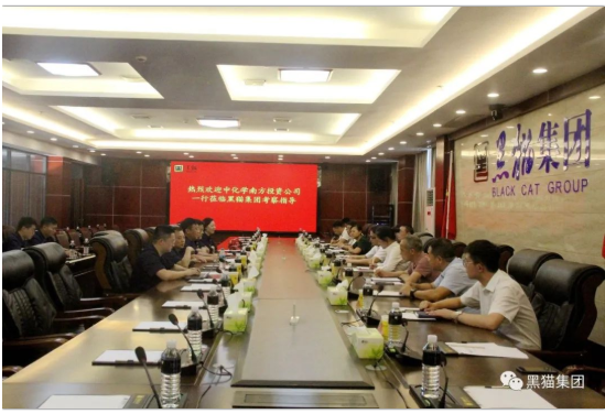 與會人員共同觀看了黑貓集團宣傳片,并就相關問題展開深入交流。 與會人員共同觀看了黑貓集團宣傳片,并就相關問題展開深入交流。