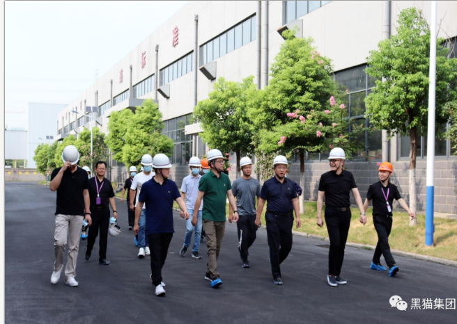 汪羽、袁凱一行到安徽黑貓公司調研指導 汪羽、袁凱一行到安徽黑貓公司調研指導