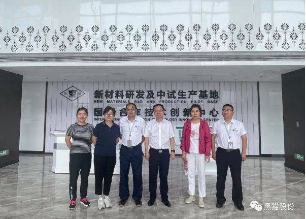 雷昌純一行到青島黑貓考察指導 雷昌純一行到青島黑貓考察指導