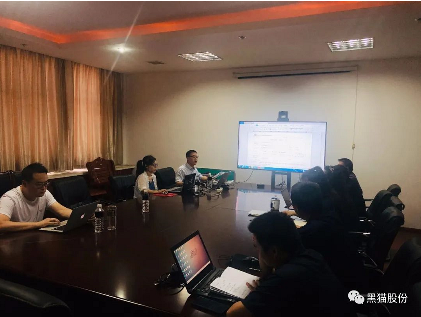 專家一致認為黑貓股份在組織內部相關制度規范、日常生產管理及提升員工凝聚力等方面均符合相關準則要求，并推薦認證。