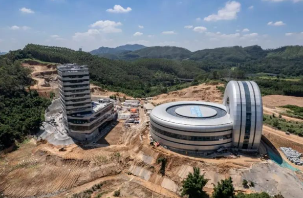 建設中的航空輪胎動力學大裝置項目工地 建設中的航空輪胎動力學大裝置項目工地