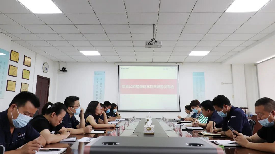 耐斯特炭黑公司召開精益成本項目課題發布會