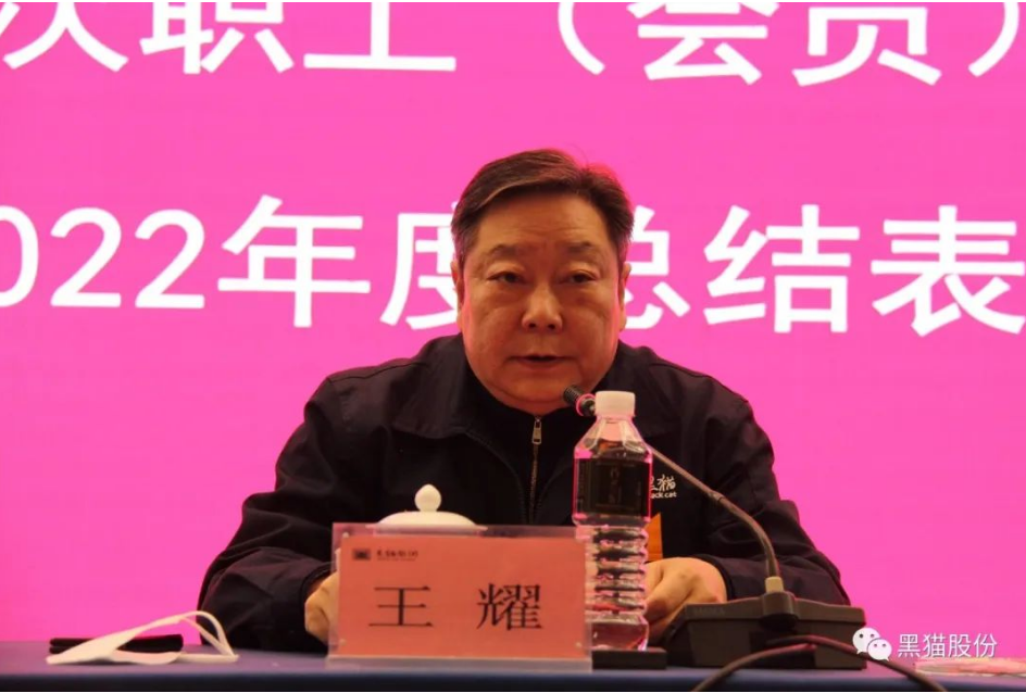 黑貓集團(tuán)黨委書記、董事局主席王耀 黑貓集團(tuán)黨委書記、董事局主席王耀