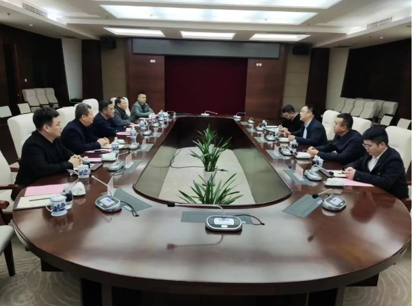 王繼平一行到黑貓股份調研指導