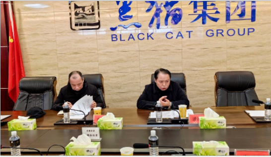 潘福林一行深入黑貓集團調研 潘福林一行深入黑貓集團調研