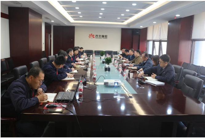 延長石油集團首席經濟學家蒲小川一行蒞臨陜西延長石油西北橡膠有限公司調研指導。調研組一行先后參觀了公司展廳、膠布制品分公司，現場聽取了公司概況、生產運營、技術創新及后續發展規劃等工作情況。