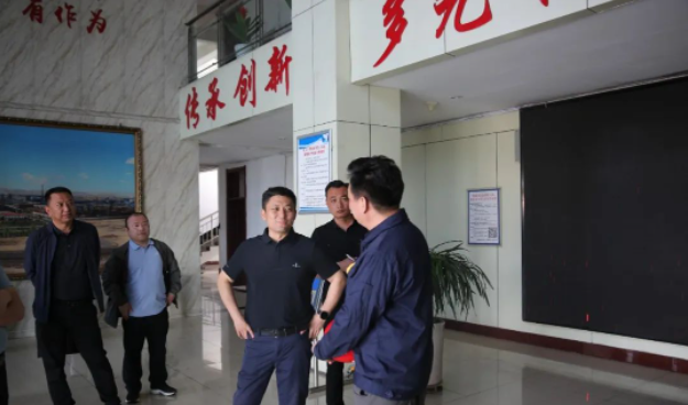 烏海市海南區區委副書記、政府區長白春雷，以及其他幾位副區長、政府辦公室主任和部門負責人，對烏海黑貓的經濟運行和生產建設運營情況進行了實地考察。