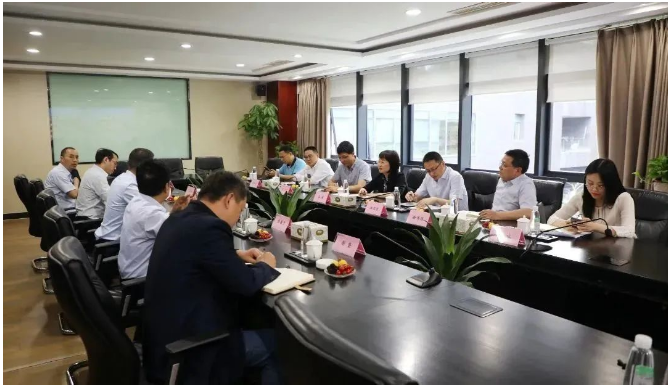 寧波市經信局副局長谷霞一行蒞臨建新調研指導