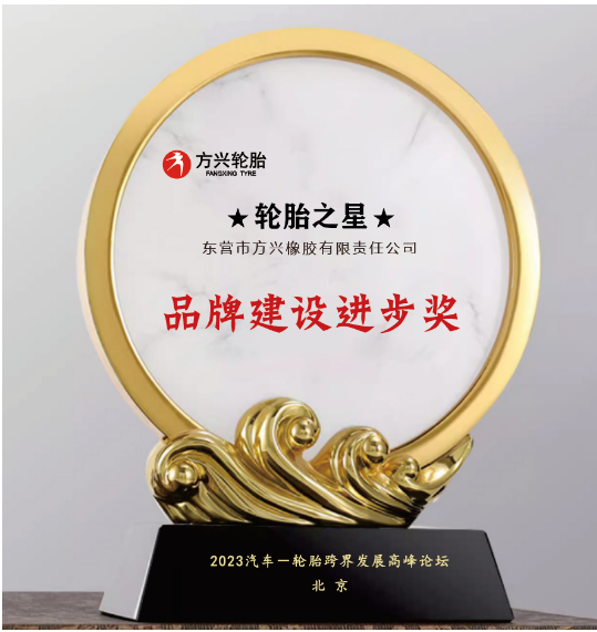 方興橡膠榮獲“品牌建設進步獎”，以卓越品質(zhì)鑄就輝煌品牌