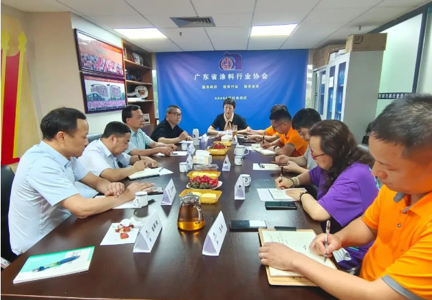 中國涂料工業協會名譽會長孫蓮英一行到廣東深入調研