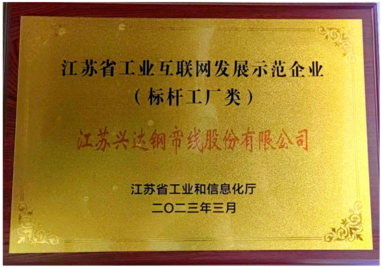 江蘇興達(dá)榮獲“2023年度江蘇省工業(yè)互聯(lián)網(wǎng)標(biāo)桿工廠”稱號(hào)，為該公司的數(shù)字化轉(zhuǎn)型之路奠定了堅(jiān)實(shí)基礎(chǔ)。未來，江蘇興達(dá)表示將進(jìn)一步整合先進(jìn)技術(shù)，推動(dòng)行業(yè)智能化生產(chǎn)水平的提升，為橡膠行業(yè)的智能制造和綠色制造作出更大貢獻(xiàn)。