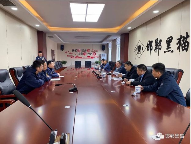 河北省生態環境廳副廳長一行到邯鄲黑貓檢查環保工作